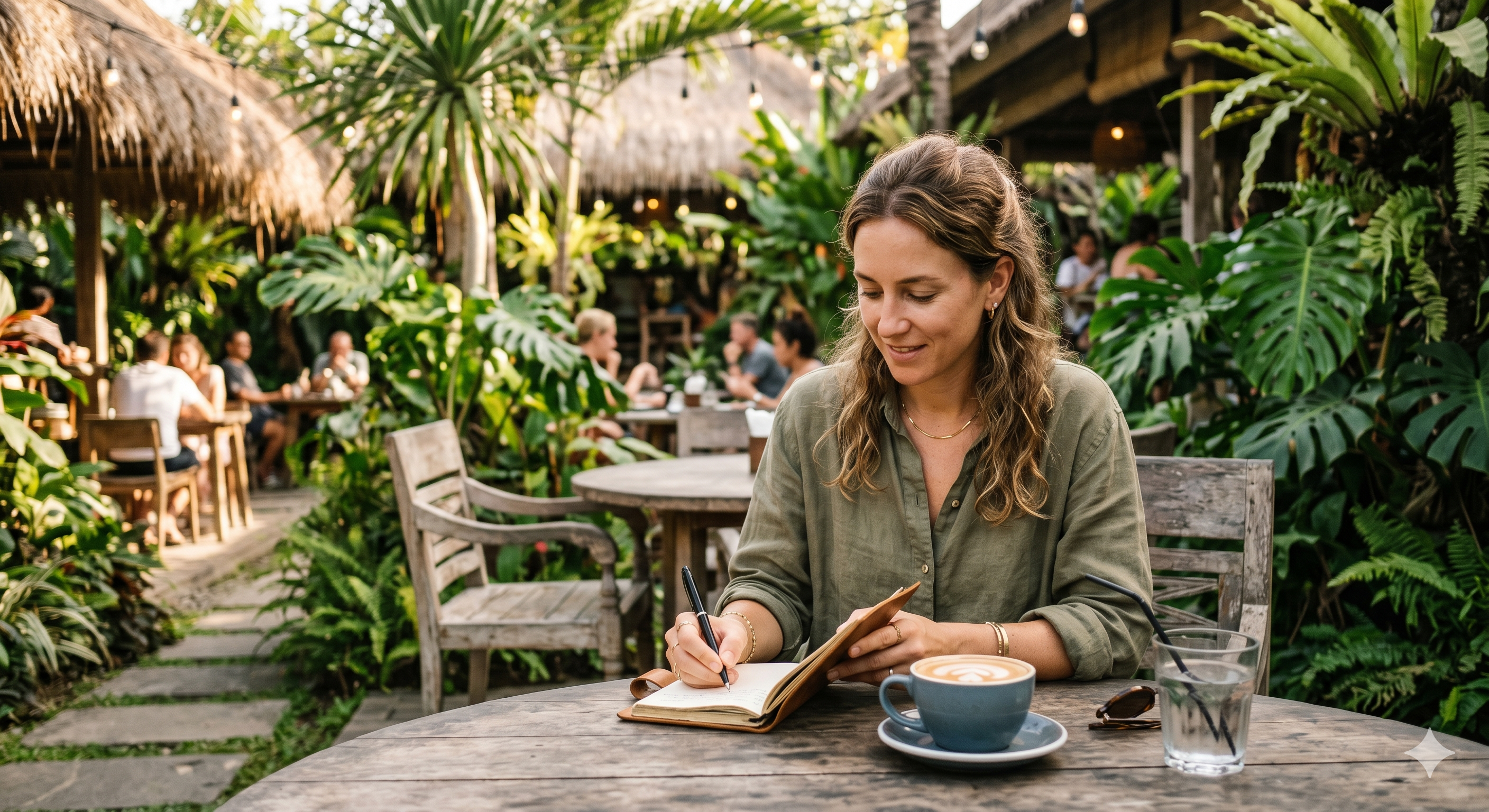 Mystery guest evaluating a Bali restaurant